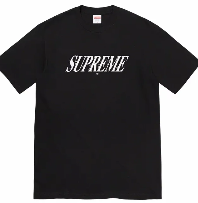 capital L black M Shot XL logo white and short letter S T-shirt Slap 22FW sleeved Tee 0704